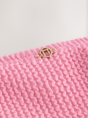 Neon Pink Crinkle - Sehemu za chini za Bikini - Picha 8 kati ya 8