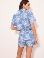 Lipsy Cornelli Bubble Hem Shirt - Bild 4 von 4