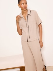 Lipsy Crinkle Short Sleeve Shirt - Изображение 1 4