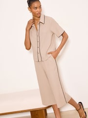 Lipsy Crinkle Short Sleeve Shirt - Изображение 3 4