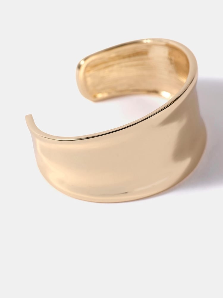 Mint Velvet Gold Tone Cuff Bracelet - Image 3 of 3