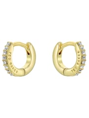 Ted Baker Gold Tone Hettie: Crystal Hoop Earrings(10Mm) - Image 2 of 4