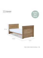 Obaby Oak Nika  Nursery Furniture Set 2 Piece - Image 7 of 10