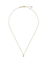 Ted Baker Gold Tone Harlow: Mini Crystal Heart Pendant Necklace - Image 1 of 4