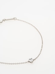 Ted Baker Silver Tone MELRAH: Crystal Adjustable Tennis Bracelet For Women - Image 1 of 4