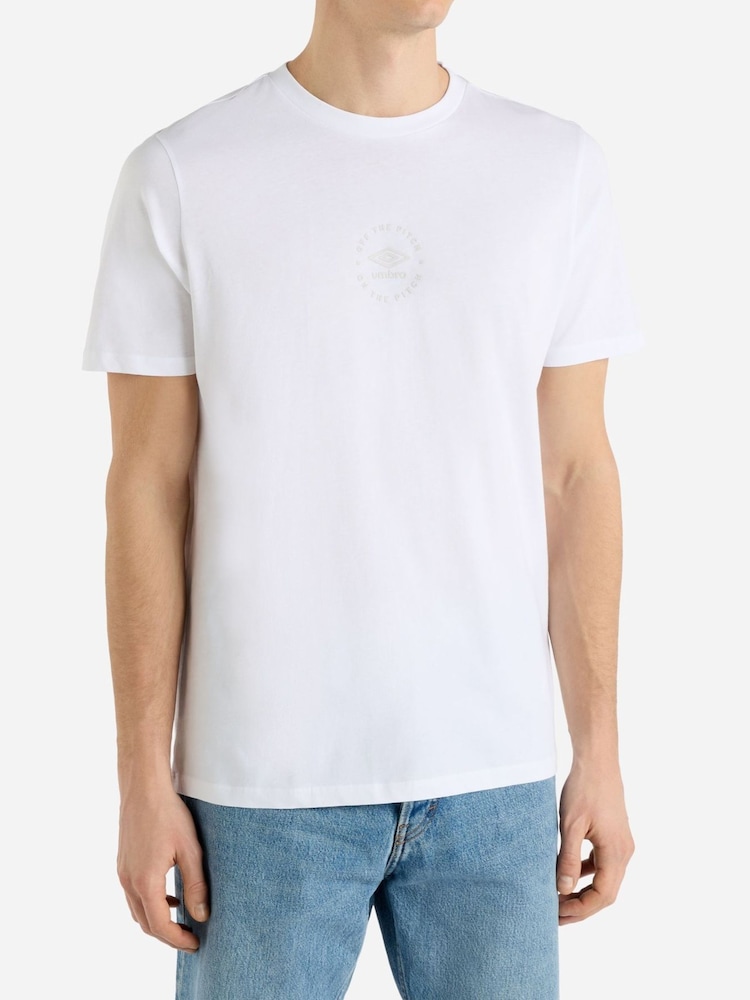 Umbro White Relaxed T-Shirt - Image 1 of 2