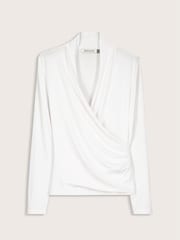 Baukjen White Gylda Wrap Top - Image 5 of 5