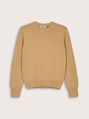 Baukjen Cream Zucca Wool Blend Crew Neck Jumper - Image 5 of 5