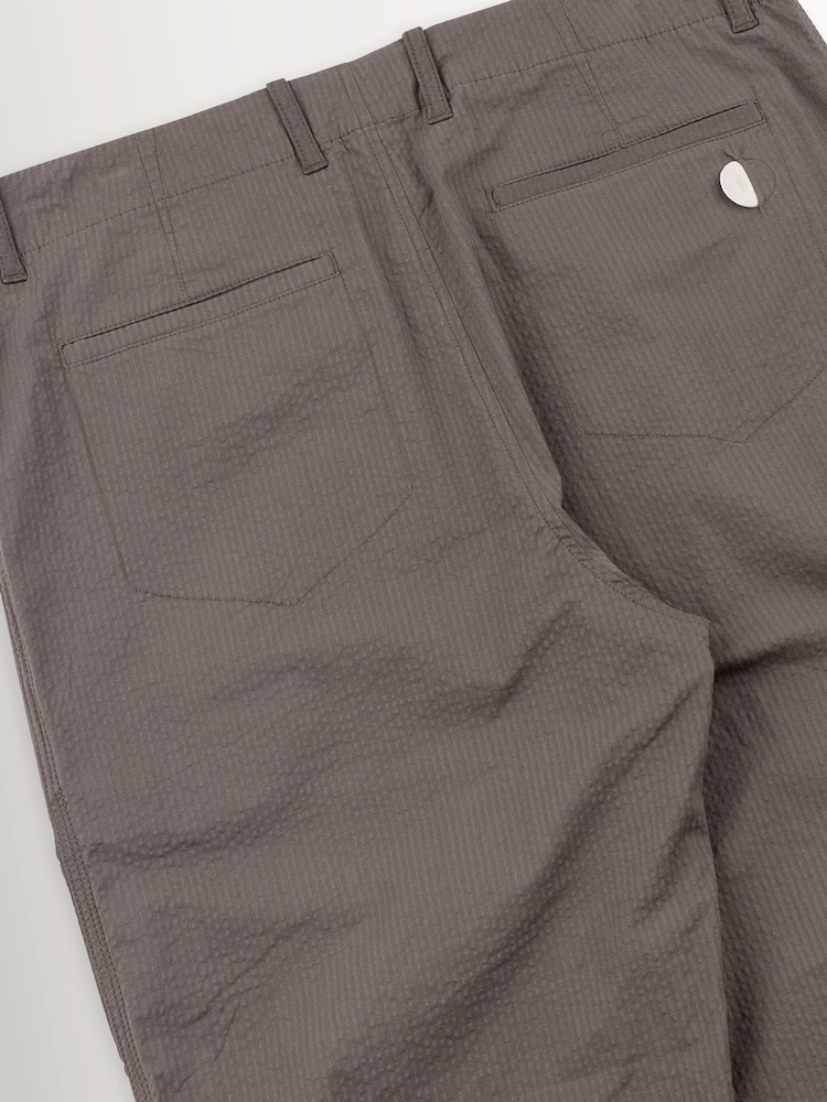 Folk Green Seersucker Assembly Trousers - Image 4 of 4 Folk Green Seersucker Assembly Trousers - Image 4 of 4