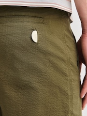 Folk Green Seersucker Assembly Trousers - Image 6 of 6