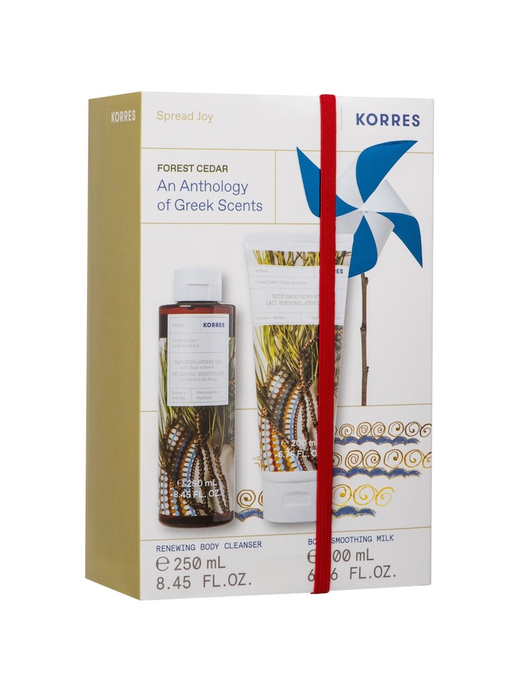 Korres Set Forest Cedar Shower Gel 250ml and Body Milk 200ml (Worth £33.00) - Image 2 of 5 Korres Set Forest Cedar Shower Gel 250ml and Body Milk 200ml (Worth £33.00) - Image 2 of 5