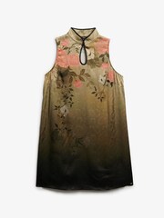 Superdry Green Jacquard A-Line Mini Dress - Image 7 of 8