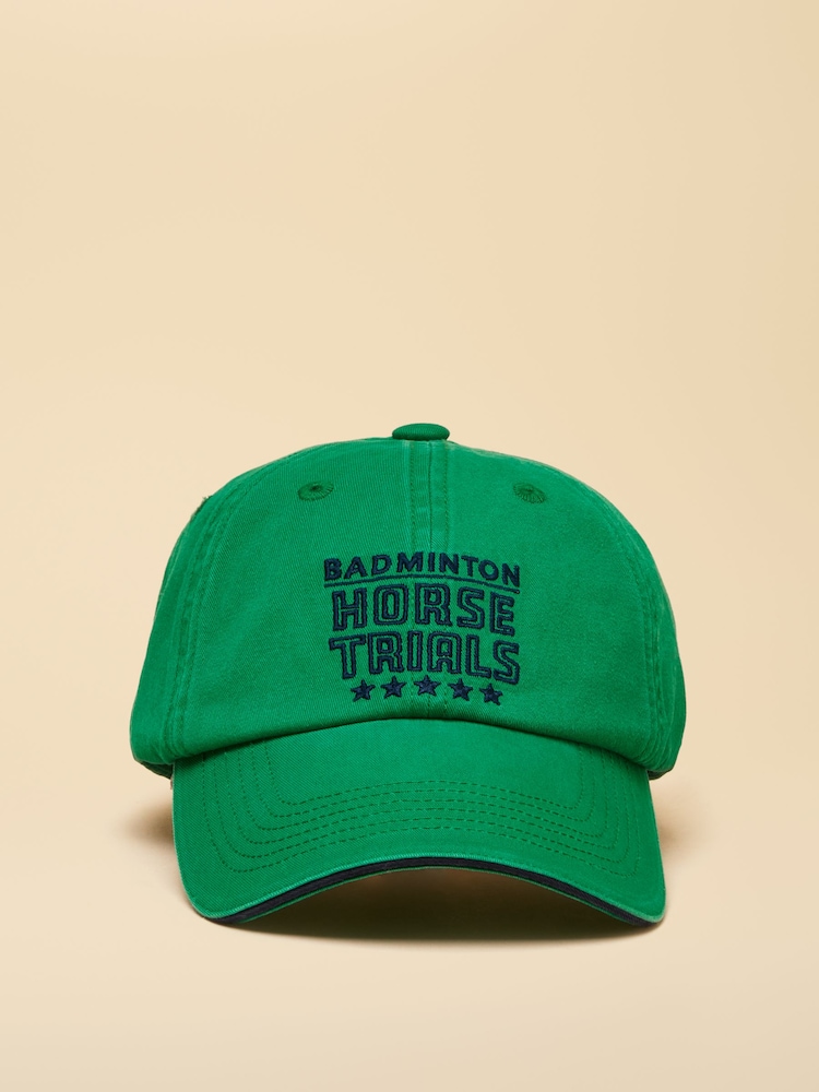 Joules Official Badminton Green Unisex Cap - Image 1 of 4