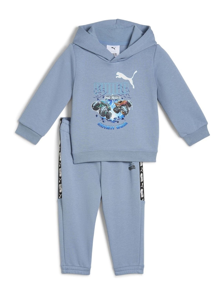 Puma Blue Hot Wheels Monster Trucks Top and Joggers Set - Image 1 of 2
