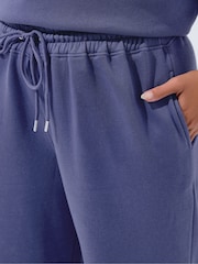 Yours Curve Purple Limited Butterfly Joggers - Image 4 of 5