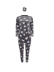 PixieGirl Petite Grey Baby Fleece Pyjamas Set - Image 5 of 5