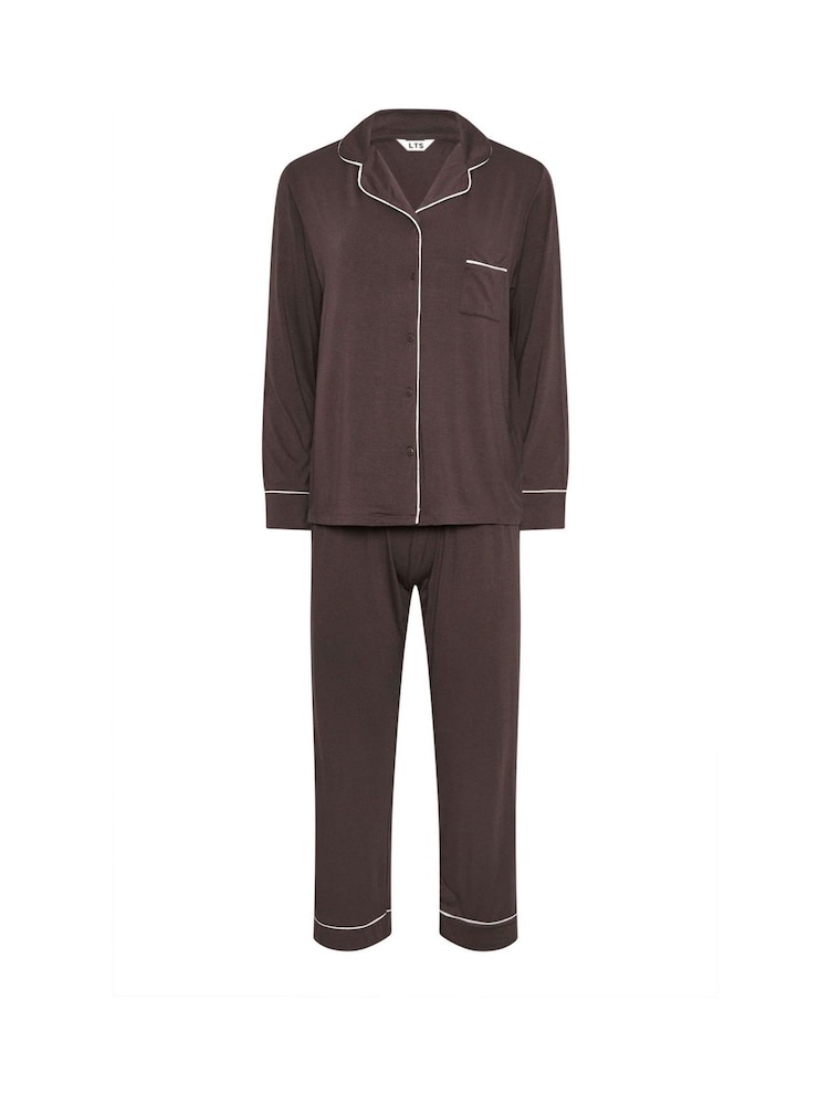 Long Tall Sally Brown Long Sleeve Pyjamas Set - Image 5 of 5 Long Tall Sally Brown Long Sleeve Pyjamas Set - Image 5 of 5