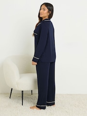 PixieGirl Petite Blue Long Sleeve Pyjamas Set - Image 2 of 4