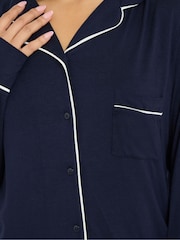 PixieGirl Petite Blue Long Sleeve Pyjamas Set - Image 4 of 4