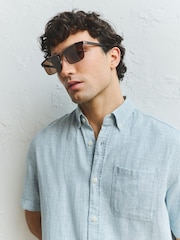 Bronze Brown Preppy Sunglasses - Image 1 of 5