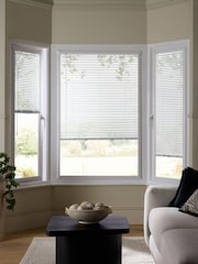 White Matt Made To Measure Perfect Fit 25mm Aluminium Venetian Blinds - Image 1 of 7