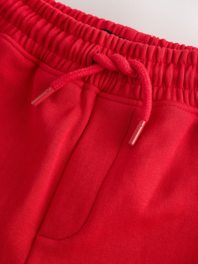 Roșu - Pantaloni scurți sport cu panouri (3-16ani) - Imaginea 5 din 5