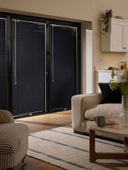 Black Made To Measure Perfect Fit 25mm Aluminium Venetian Blinds - Image 4 of 8