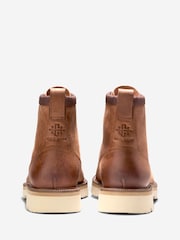 Cole Haan American Classics Plain Toe Waterproof Brown Boots - Image 3 of 6