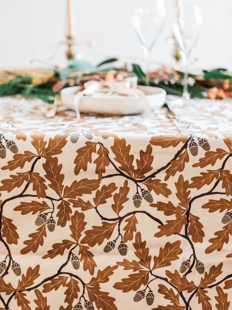 Avalon Home Gold Golden Oak Tablecloth - Image 1 of 6