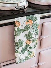 Avalon Home Green Fallen Gourds Tea Towel - Image 1 of 6