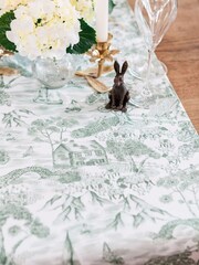 Avalon Home Green Lake District Toile Table Runner - Image 4 of 5