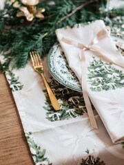 Avalon Home Cream Forest Table Runner - Image 2 of 5