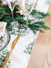 Avalon Home Cream Forest Table Runner - Image 3 of 5