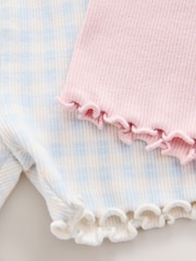 Azul/Rosa - Conjunto de camiseta y pantalones cortos de ciclismo 2 (3meses-7años) - Imagen 12 de 13