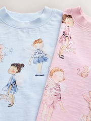 Azul/Rosa - Conjunto de camiseta y pantalones cortos de ciclismo 2 (3meses-7años) - Imagen 13 de 13