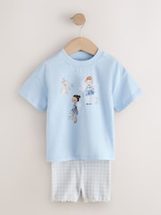 Azul/Rosa - Conjunto de camiseta y pantalones cortos de ciclismo 2 (3meses-7años) - Imagen 7 de 13