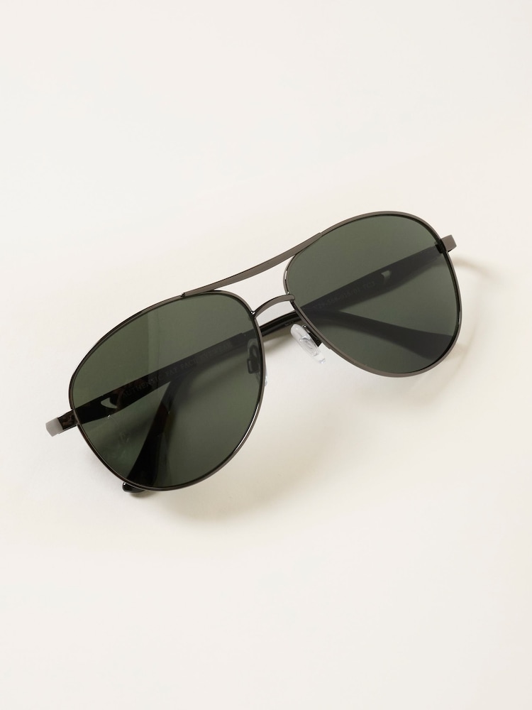 FatFace Alex Gun Metal Sunglasses - Image 1 of 2