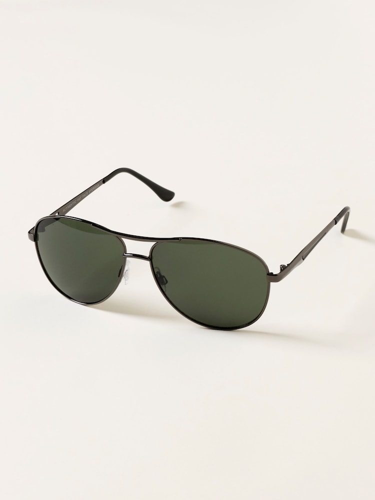FatFace Alex Gun Metal Sunglasses - Image 2 of 2