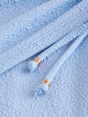 Chambray Blue Ruched Side Tummy Shaping Control Swimsuit - Image 8 of 10