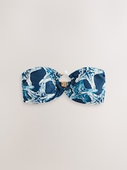 Navy Starfish Bandeau Bikini Top - Image 5 of 7