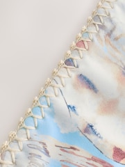 Пастельно-синяя ракушка - Плавки бикини с высоким вырезом Whipstitch - Изображение 3 3