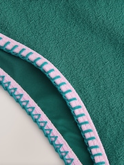 Green/Pink Whipstitch High Leg Bikini Bottoms - Image 7 of 7