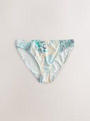 Pastel Pink/Blue Octopus High Leg Bikini Bottoms - Image 1 of 3