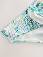 Pastel Pink/Blue Octopus High Leg Bikini Bottoms - Image 3 of 3