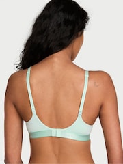 Victoria's Secret Yacht Blue Full Cup Push Up Cotton Logo Bra - Image 2 of 2