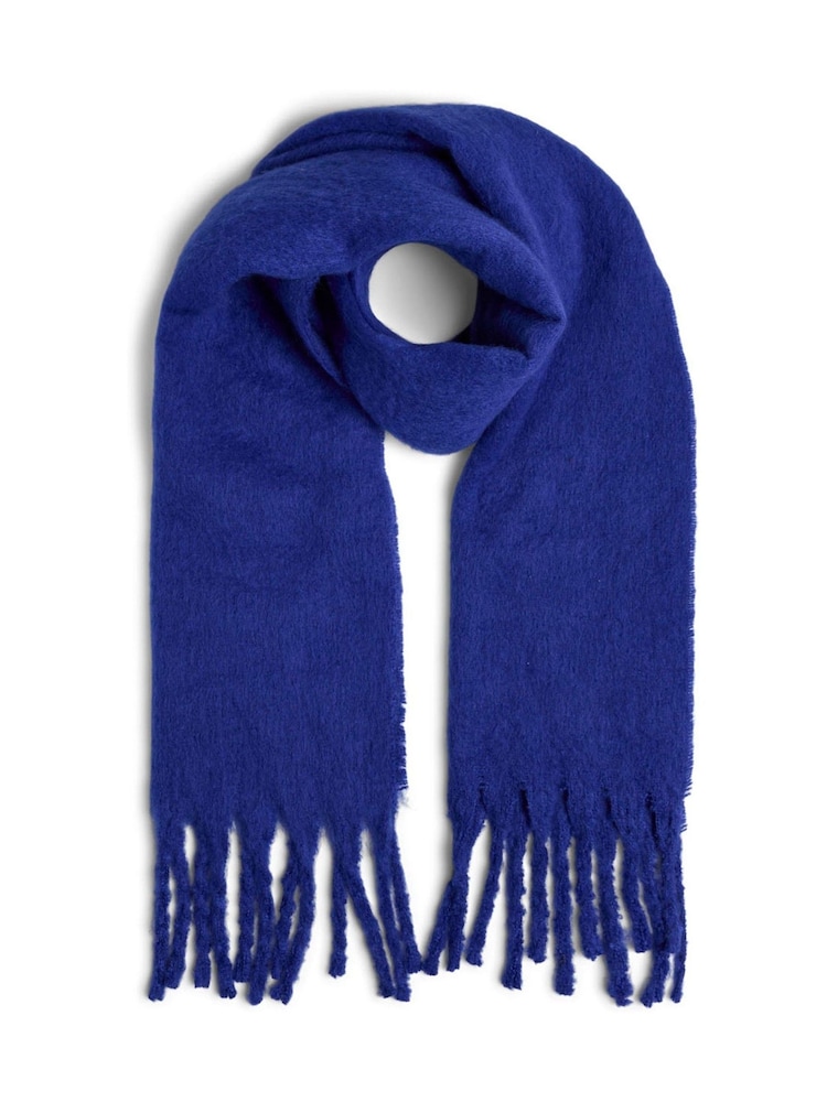PIECES Blue Long Scarf - Image 1 of 2