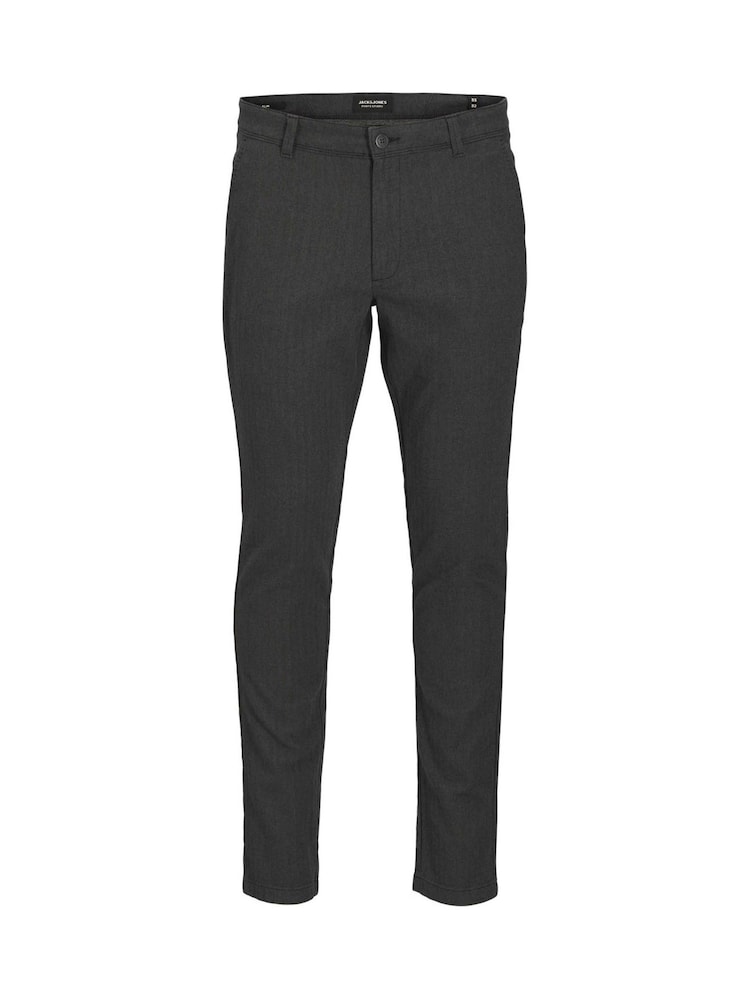 JACK & JONES Grey Slim Fit Chino Trousers - Image 1 of 2