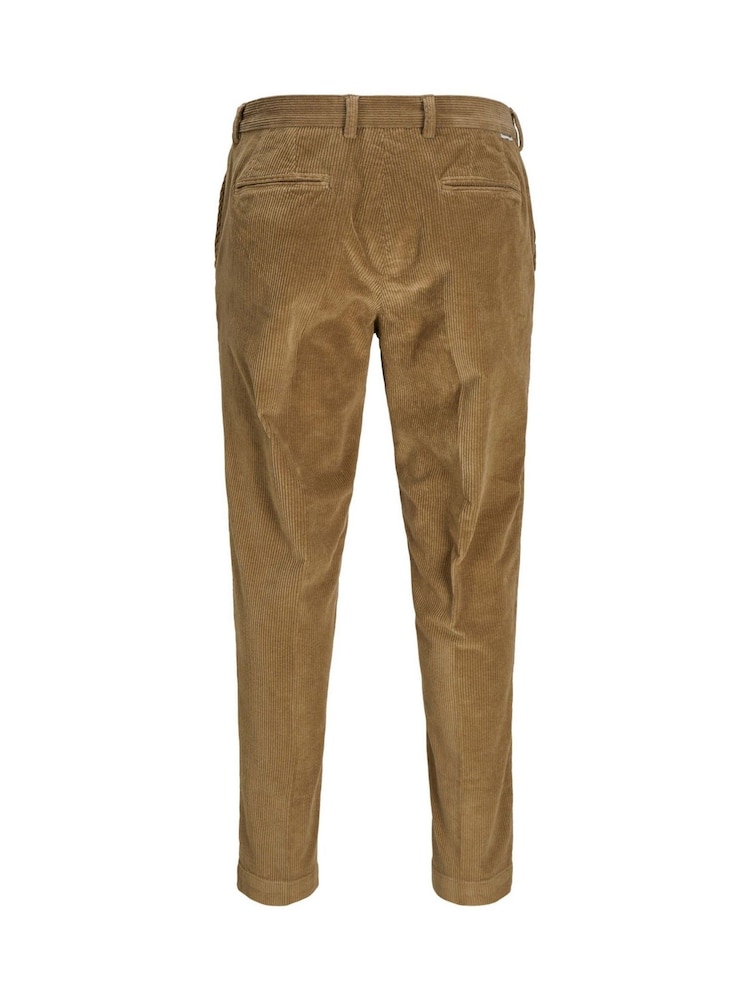 JACK & JONES Brown Corduroy Chino Trousers - Image 6 of 6