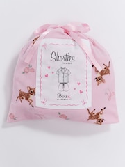 Boux Avenue Light Pink Deer Print Shortie Pyjamas In A Bag - Imagen 8 de 8