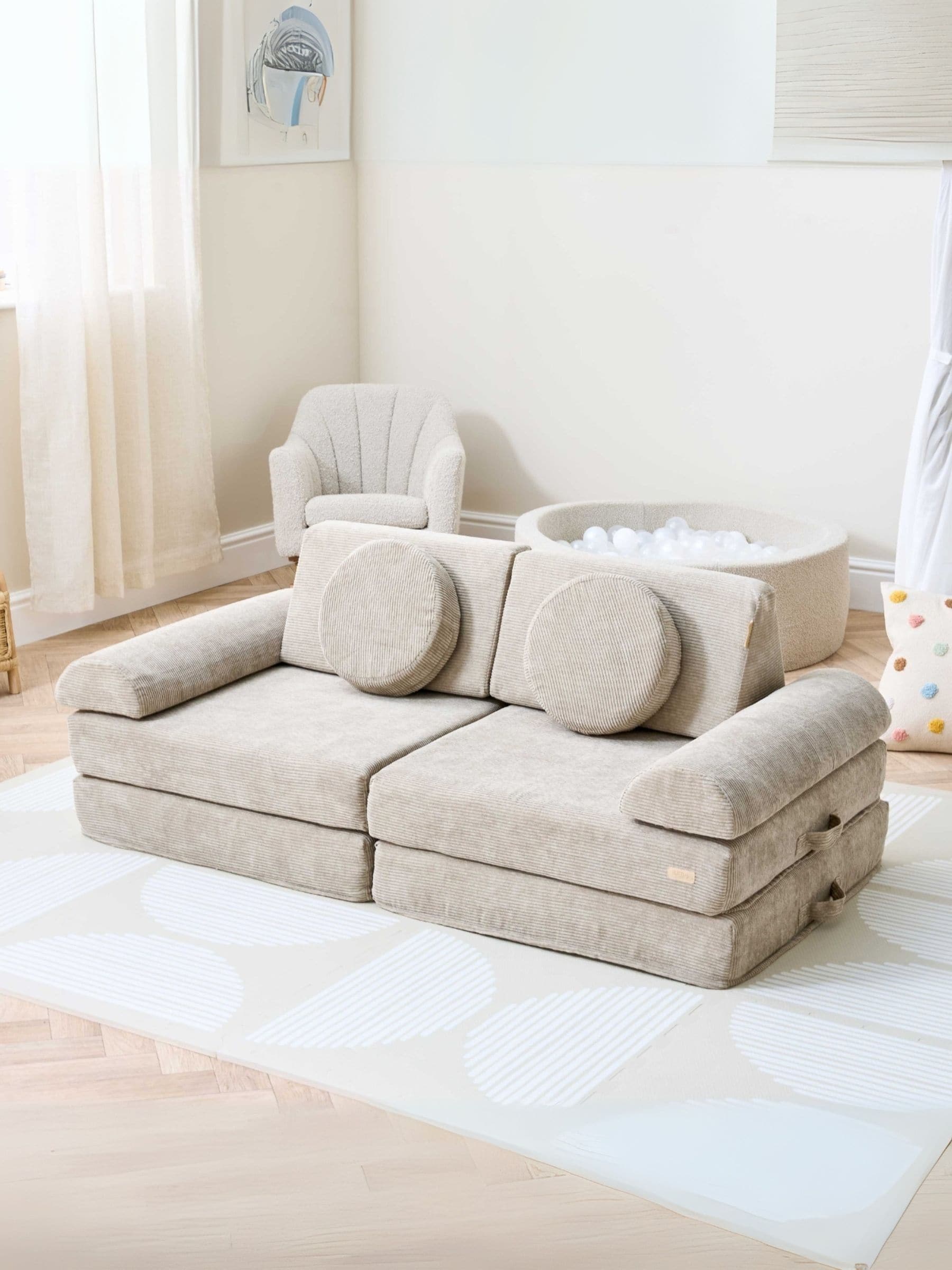 Tutti Bambini Unisex Mushroom Playrama Montessori Kids Play Sofa